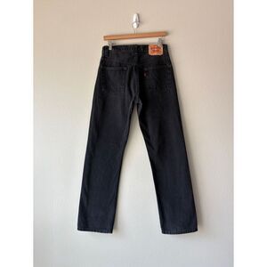 Levi's 505 W30 L32 regular relaxed‎ fit black denim jeans